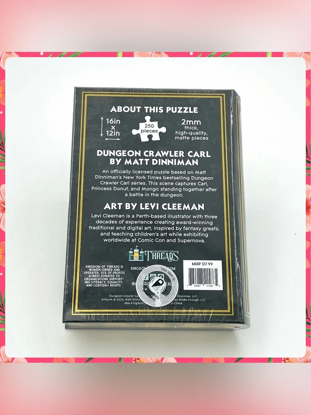 New Sealed Official DUNGEON CRAWLER CARL Found Family 250 Piece Jigsaw Puzzle
